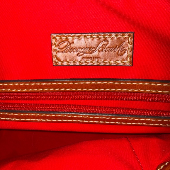 Dooney & Bourke Domed Shaped Pebble Leather Leather Satchel - GUC - Picture 10 of 11